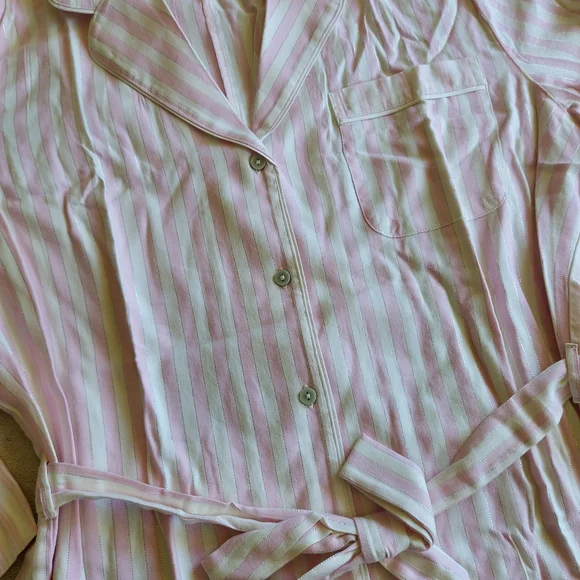 Victoria secret Flanel tie Romper size XL New - Picture 12 of 15